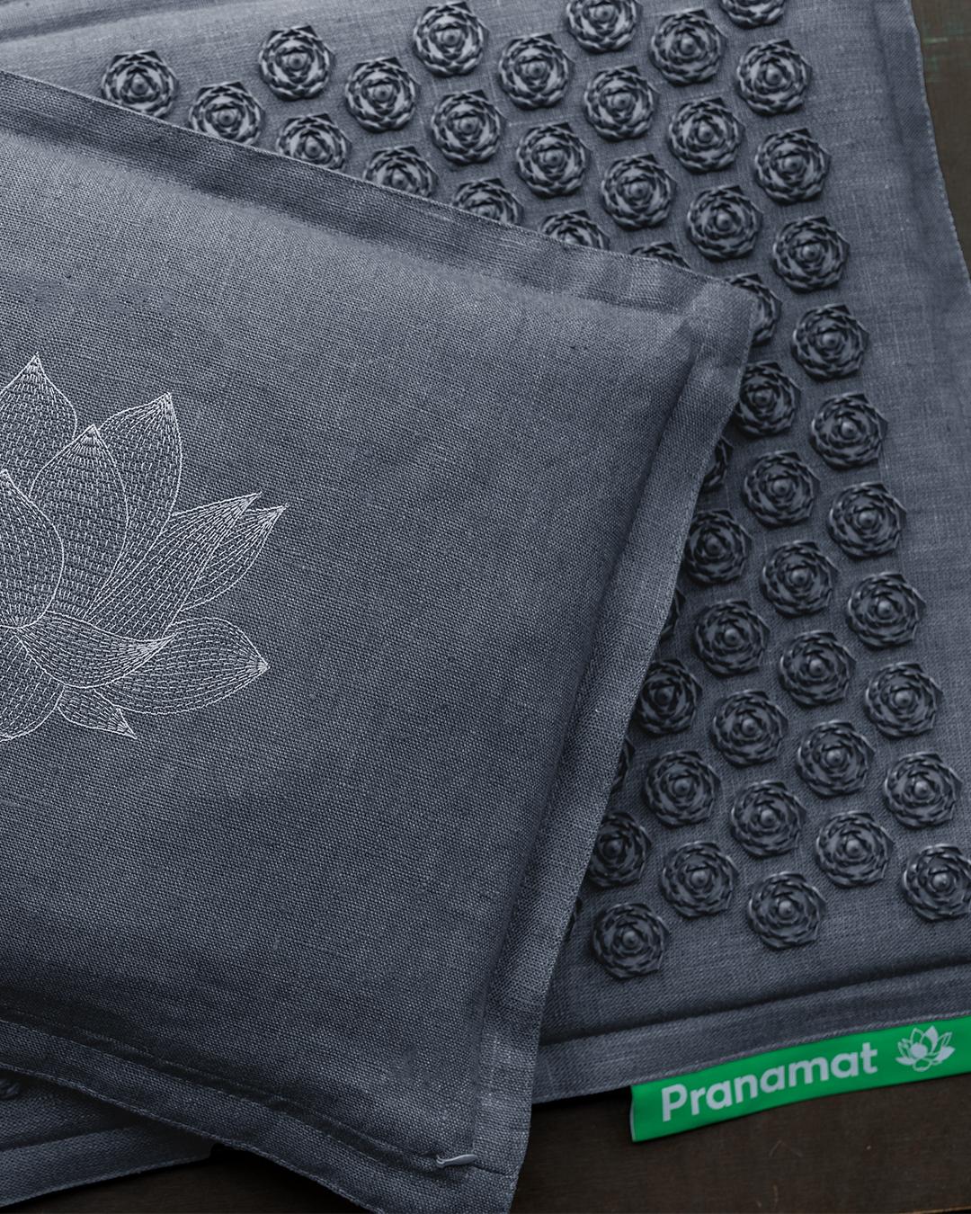 Pranamat Set (Matte + Kissen) Graphite Grey