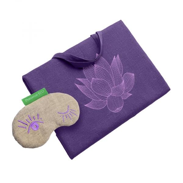 XL Tasche Violett + Augenmaske