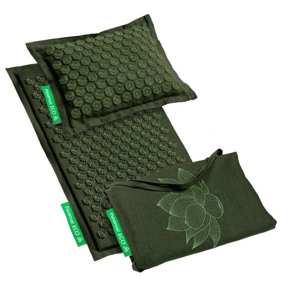 Pranamat ECO + Pranamat ECO Kissen + XL Tasche Limited Edition Green