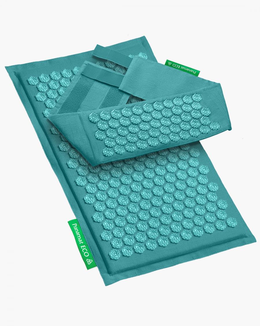Pranamat ECO Matte + Gürtel (Türkis)